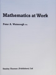 Cover of: Mathematics at Work
