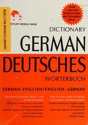 Cover of: Follett World Wide German Language Dictionary by Paul H. Glucksman