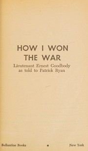Cover of: How I won the war