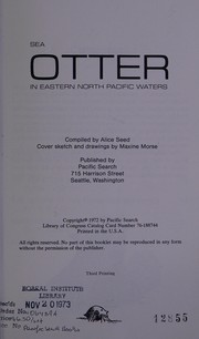 Cover of: Sea otter: in eastern North Pacific waters