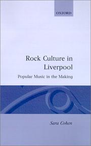 Cover of: Rock culture in Liverpool by Sara Cohen