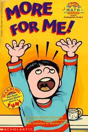 Cover of: More for me
