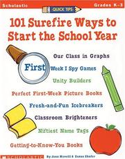 Cover of: 101 surefire ways to start the school year by Joan Novelli