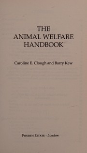 Cover of: The Animal Welfare Handbook