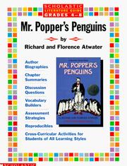Cover of: Literature Guide: Mr. Popper's Penguins (Grades 4-8)