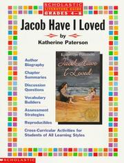 Cover of: Literature Guide: Jacob Have I Loved (Grades 4-8)