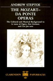 The Mozart-Da Ponte operas by Andrew Steptoe