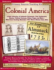 Cover of: Primary Sources Teaching Kit: Colonial America