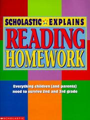 Cover of: Scholastic explains reading homework. by 