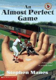 Cover of: An Almost Perfect Game by Stephen Manes, Stephen Manes