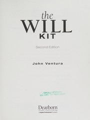 Cover of: The will kit by John Ventura