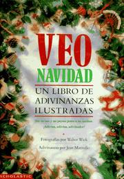 Cover of: Veo Navidad by Walter Wick