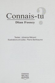 Cover of: Dian Fossey by Johanne Ménard
