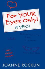 Cover of: For your eyes only! by Joanne Rocklin