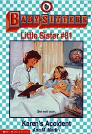 Cover of: Karen's Accident (Baby-Sitters Little Sister) by Ann M. Martin