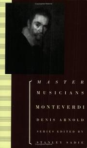 Cover of: Monteverdi by Denis Arnold