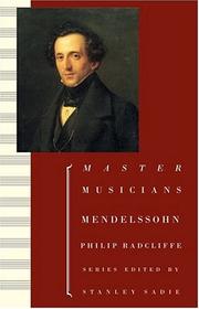 Cover of: Mendelssohn (Master Musicians Series)