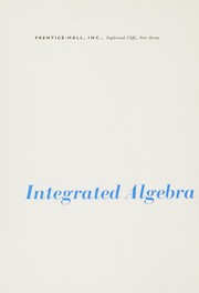 Cover of: Integrated algebra and trigonometry by Robert Charles Fisher