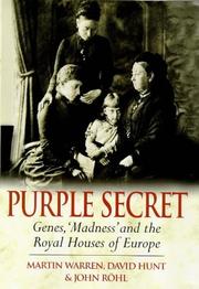 Cover of: Purple Secret by John C.G. Rohl, Martin Warren, David Hunt
