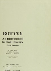 Cover of: Botany, an introduction to plant biology