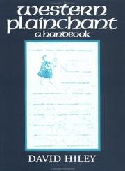 Cover of: Western plainchant by David Hiley