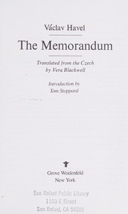 Cover of: The Memorandum