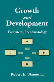 Cover of: Growth and Development: Ecosystems Phenomenology