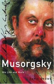 Cover of: Musorgsky by David Brown