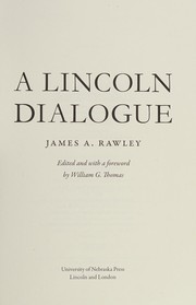 Cover of: Lincoln Dialogue