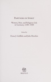 Cover of: Partners in Spirit by Fiona J. Griffiths, Julie Hotchin
