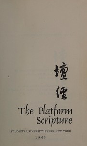 Cover of: Tan jing =: The platform scripture