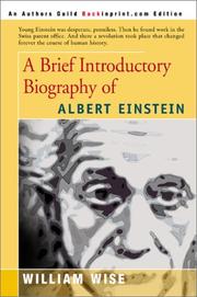 Cover of: A Brief Introductory Biography of Albert Einstein