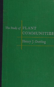 Cover of: The study of plant communities by Henry John Oosting