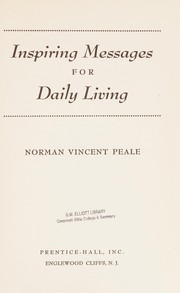 Cover of: Inspiring messages for daily living.