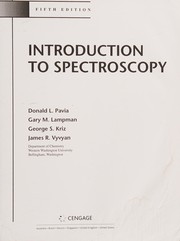 Cover of: Introduction to Spectroscopy