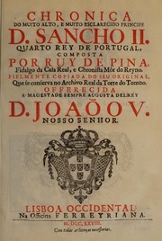Chronica do muito alto, e muito esclarecido principe D. Sancho II., quarto rey de Portugal by Rui de Pina