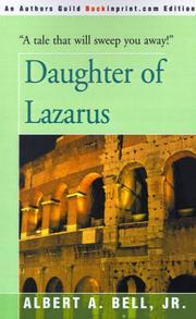 Cover of: Daughter of Lazarus | Albert A., Jr. Bell