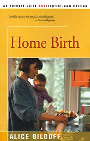 Cover of: Home Birth by Alice Gilgoff