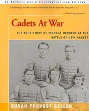 Cover of: Cadets at War by Susan Provost Beller