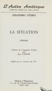 Cover of: La Situation: roman