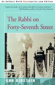 Cover of: The Rabbi on 47th Street