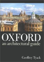 Cover of: Oxford | Geoffrey Tyack