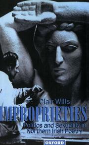 Cover of: Improprieties by Clair Wills