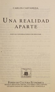 Cover of: Una Realidad Aparte