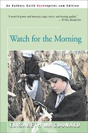 Cover of: Watch for the Morning