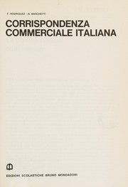 Cover of: Corrispondenza commerciale italiana by Flaviano Rodriguez