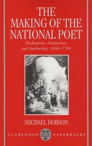 Cover of: The Making of the National Poet by Michael Dobson