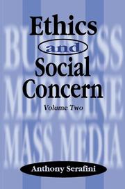 Cover of: Ethics and Social Concern (Ethics & Social Concern)