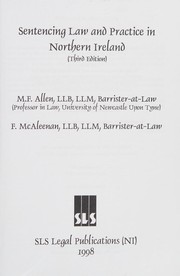 Cover of: Sentencing law and practice in Northern Ireland