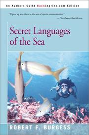 Cover of: Secret Languages of the Sea | Robert Forrest Burgess